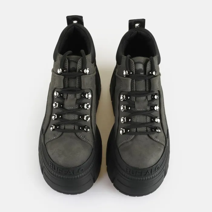 Gospher Hike Lo Bs Dark Grey Buffalo Lace Up Shoes Gospher Hike Lo Bs Dark Grey Buffalo Lace Up Shoes