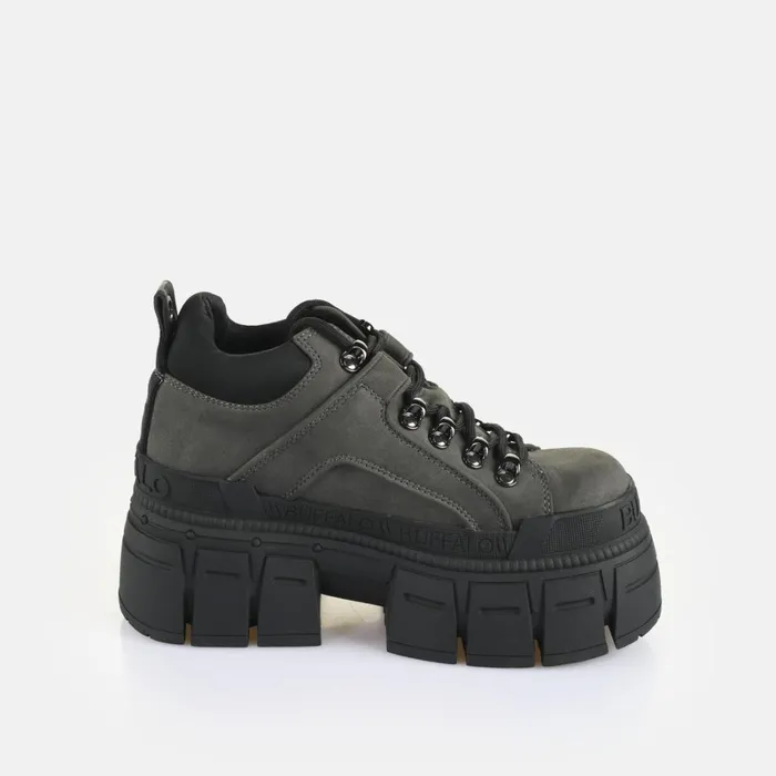 Gospher Hike Lo Bs Dark Grey Buffalo Lace Up Shoes Gospher Hike Lo Bs Dark Grey Buffalo Lace Up Shoes