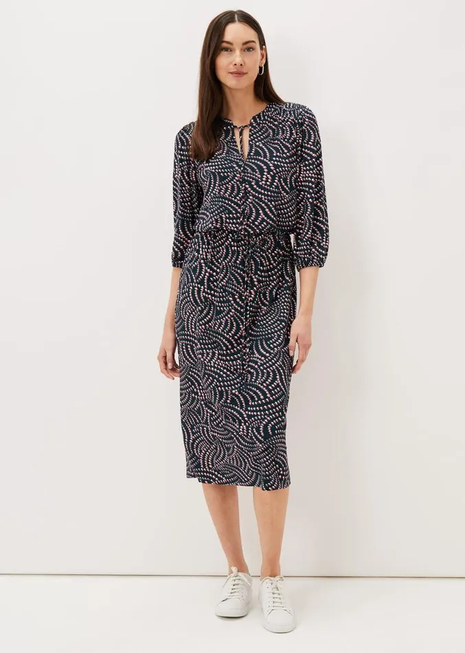 Grace Geo Tile Print Dress Multicoloured Women Phase Eight Dresses