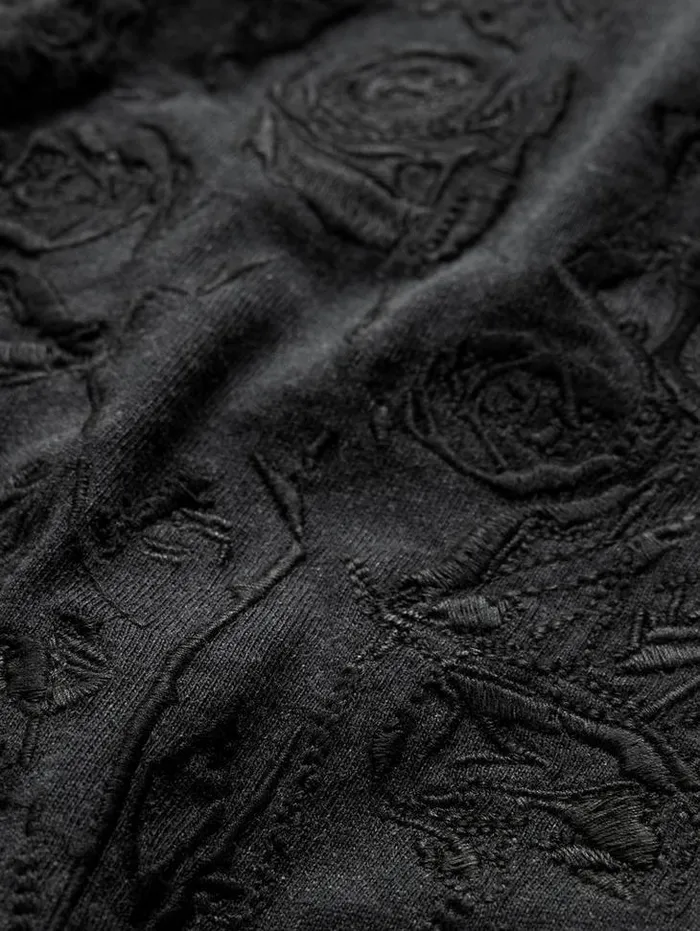 Graphic Tees Men John Varvatos ROSES TEE Black