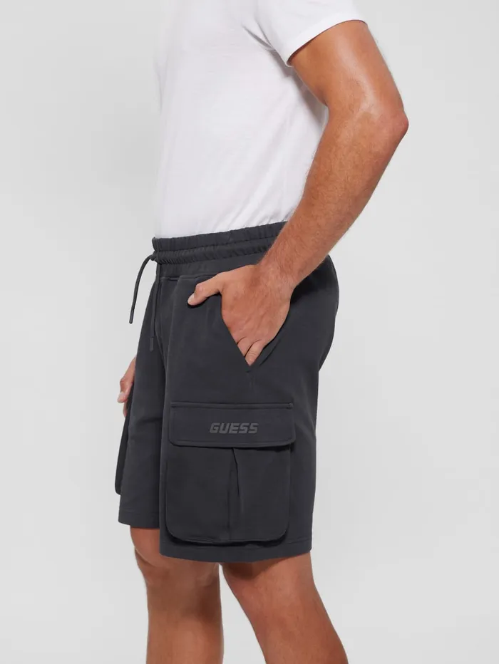 GUESS Activewear Eco Nilo Cargo Shorts White 8211 Men