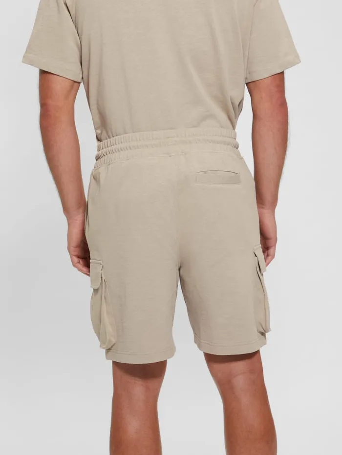 GUESS Activewear Eco Nilo Cargo Shorts White 8211 Men