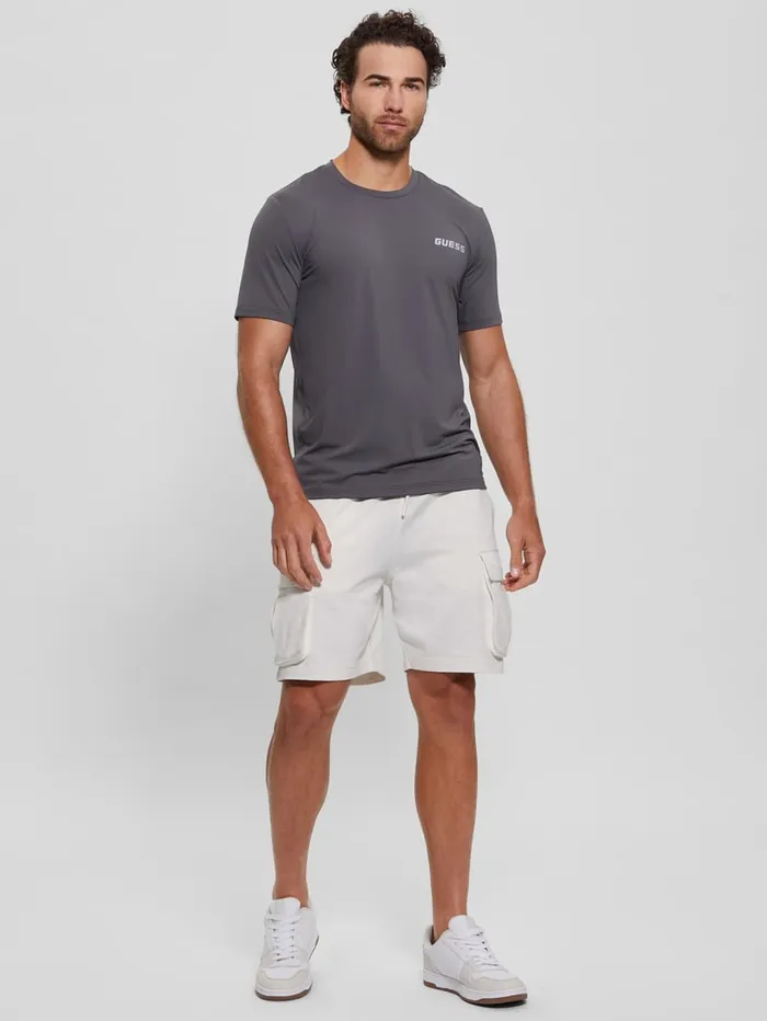 GUESS Activewear Eco Nilo Cargo Shorts White 8211 Men