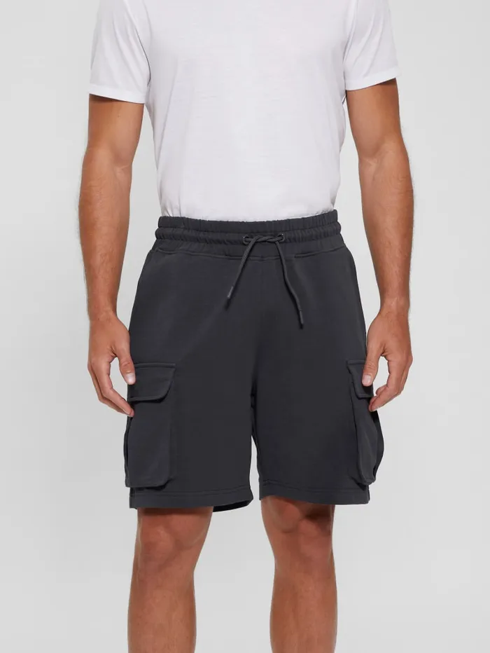 GUESS Activewear Eco Nilo Cargo Shorts White 8211 Men
