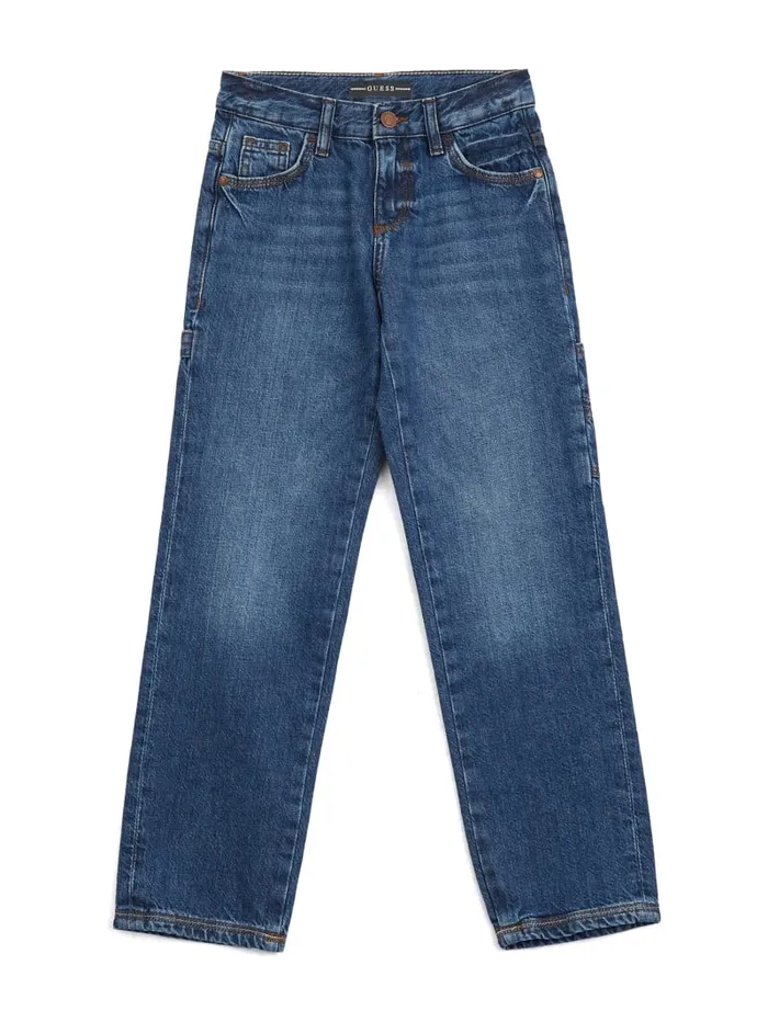 GUESS Big Boy 7 14 Oversized Carpenter Jeans 716 Blue 8211 Kids