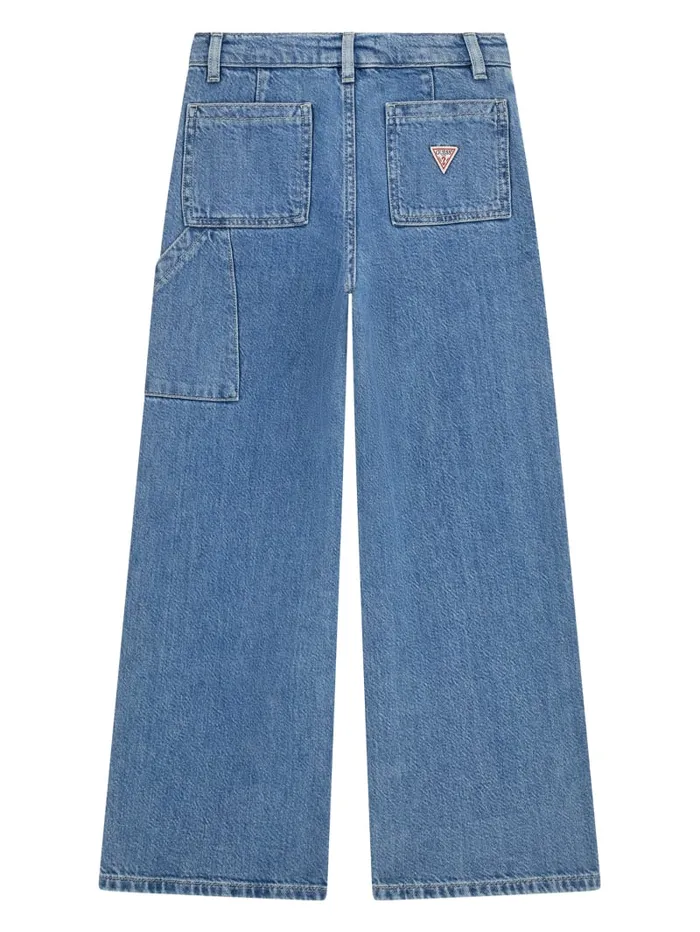 GUESS Big Girl 7 14 Eco 03990s Carpenter Pants 716 Blue 8211 Kids