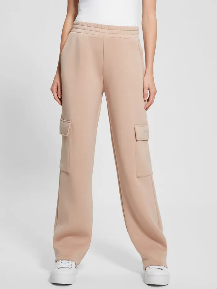 GUESS Bottoms Eco Cecilia Scuba Cargo Pants Neutral 8211 Women