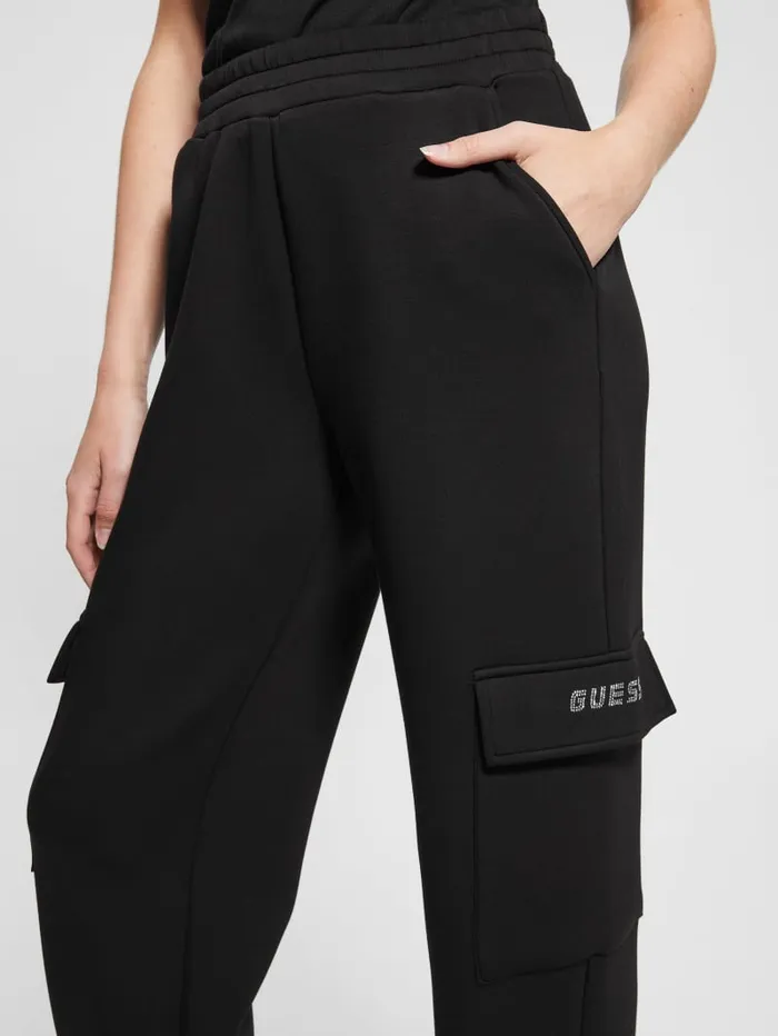 GUESS Bottoms Eco Cecilia Scuba Cargo Pants Neutral 8211 Women