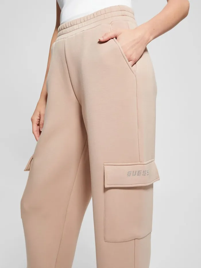 GUESS Bottoms Eco Cecilia Scuba Cargo Pants Neutral 8211 Women