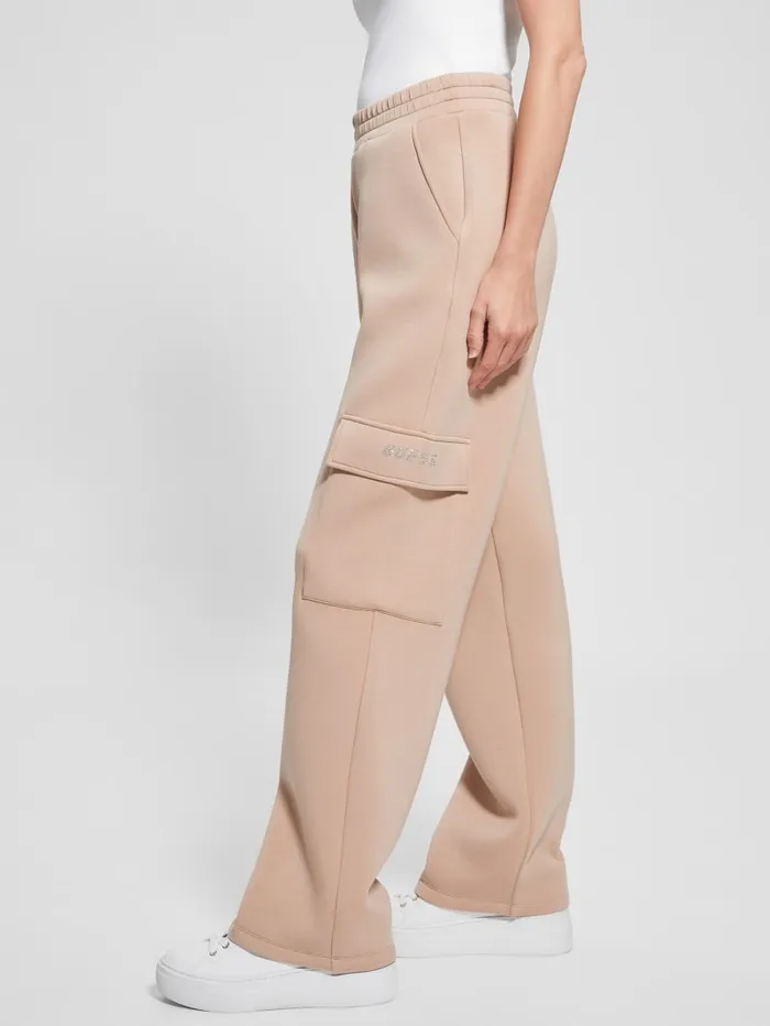 GUESS Bottoms Eco Cecilia Scuba Cargo Pants Neutral 8211 Women