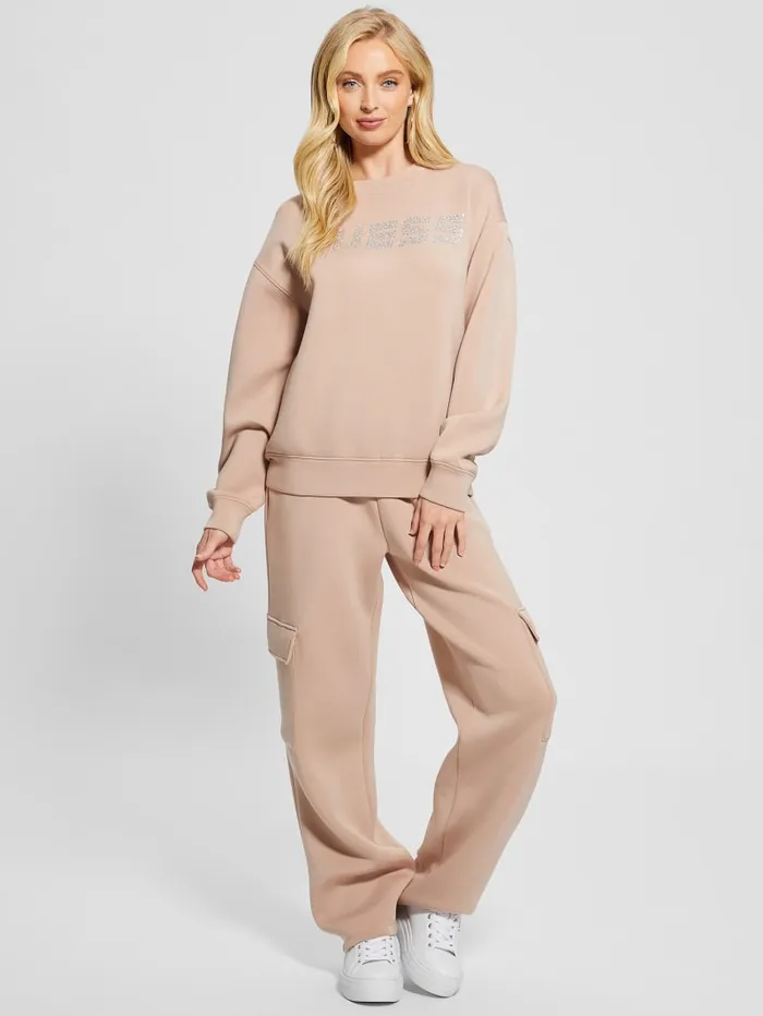 GUESS Bottoms Eco Cecilia Scuba Cargo Pants Neutral 8211 Women