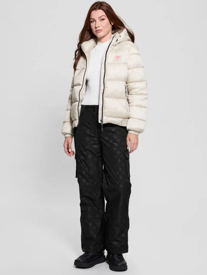 GUESS Bottoms Eco Peony Cargo Pants White 8211 Women