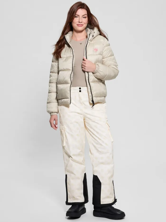 GUESS Bottoms Eco Peony Cargo Pants White 8211 Women