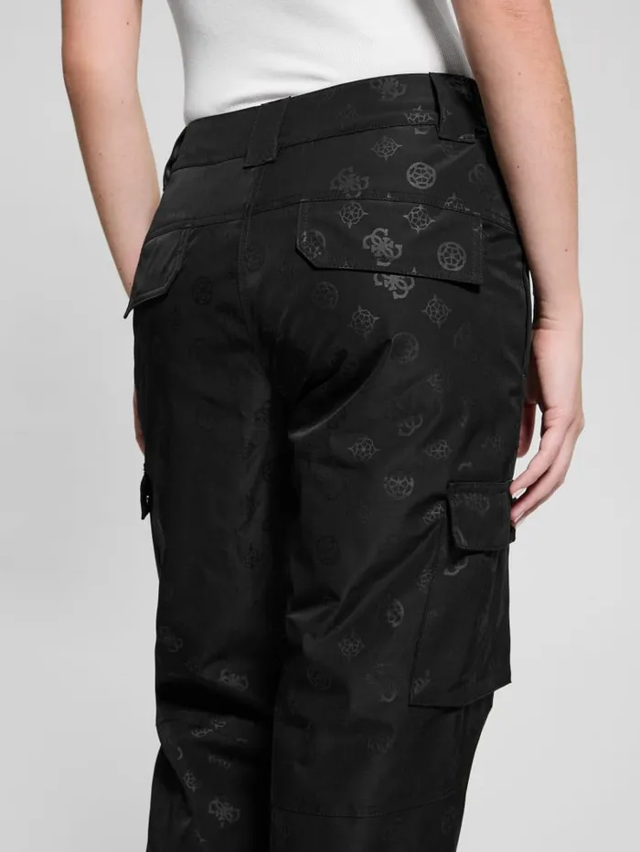 GUESS Bottoms Eco Peony Cargo Pants White 8211 Women