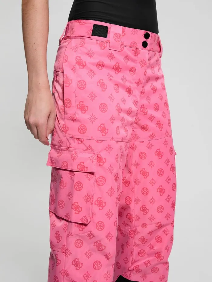 GUESS Bottoms Eco Peony Cargo Pants White 8211 Women