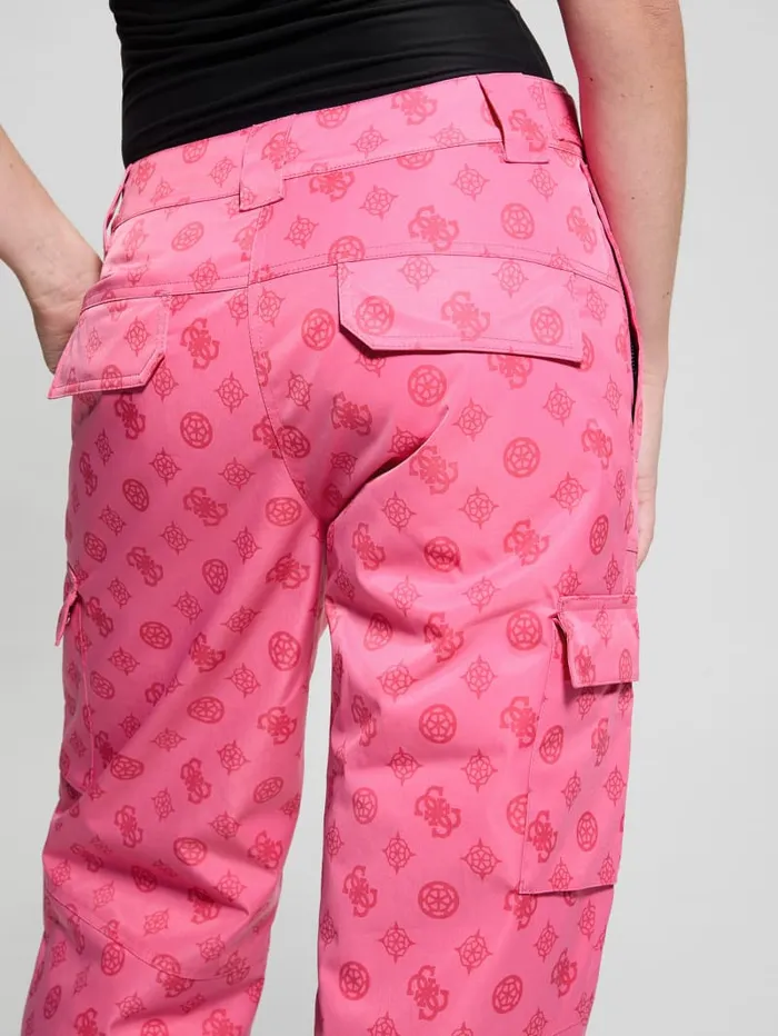 GUESS Bottoms Eco Peony Cargo Pants White 8211 Women