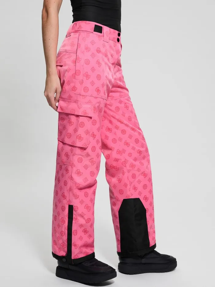GUESS Bottoms Eco Peony Cargo Pants White 8211 Women