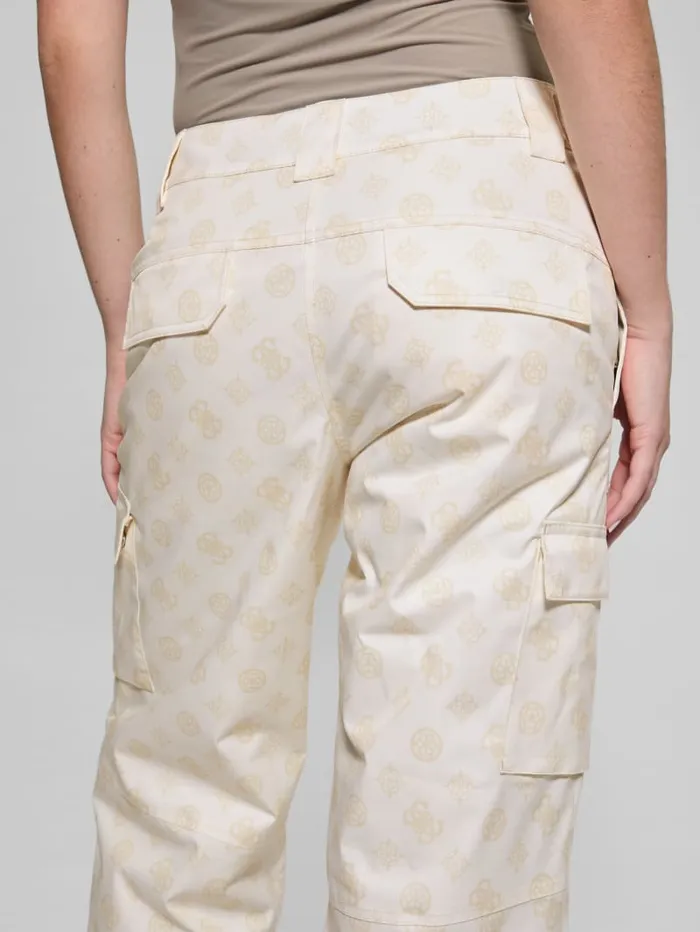 GUESS Bottoms Eco Peony Cargo Pants White 8211 Women
