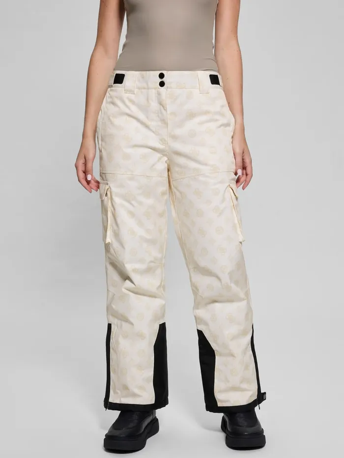 GUESS Bottoms Eco Peony Cargo Pants White 8211 Women