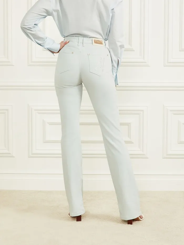 GUESS Bottoms New Kayla Denim Pant Blue 8211 Women
