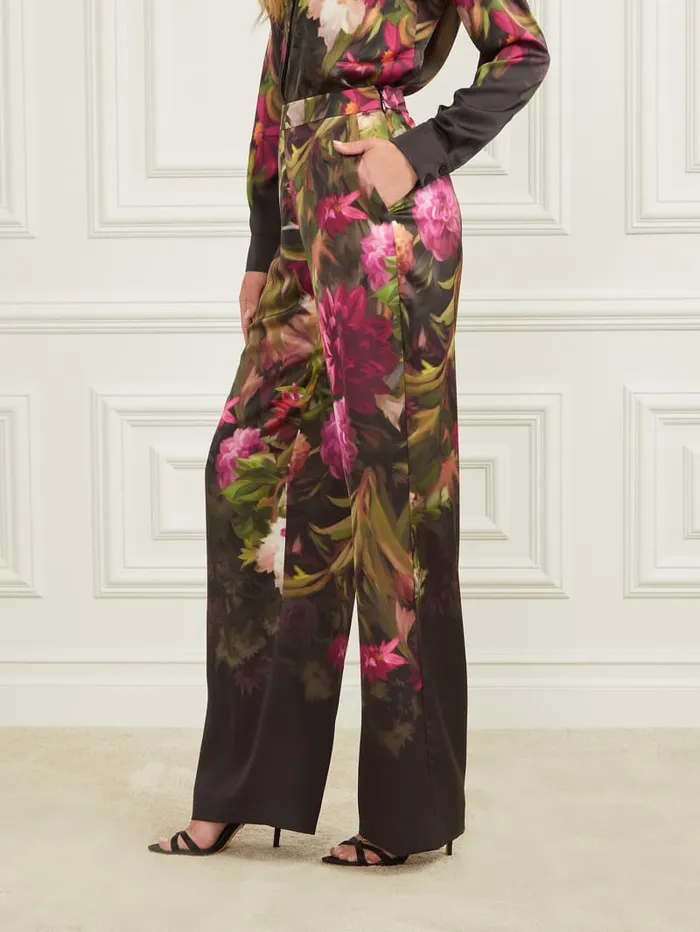 GUESS Bottoms Slick Printed Pant Colors 8211 Women