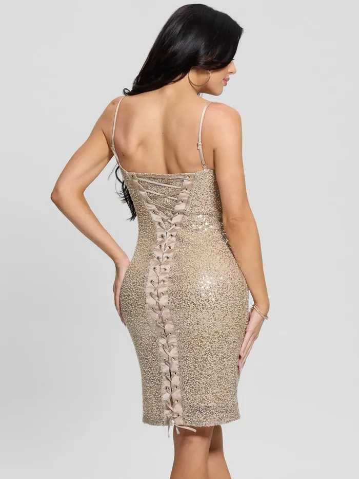 GUESS Dresses and Jumpsuits Serenity Embellished Dress Silver 8211 Women