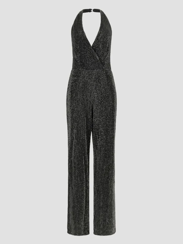 GUESS Dresses and Jumpsuits Suvi Sequin Jumpsuit Gold 8211 Women