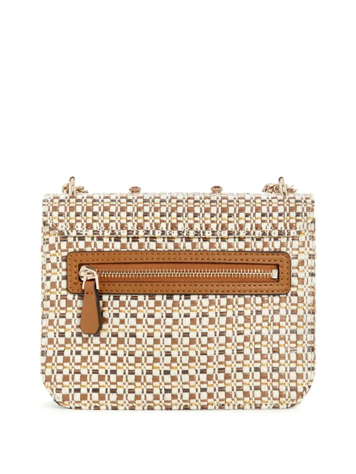 GUESS Handbags Beauvoir Convertible Crossbody Brown 8211 Women