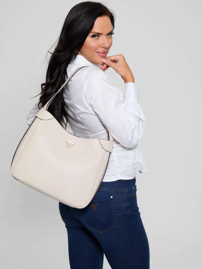 GUESS Handbags Fedora Hobo Shoulder Bag White 8211 Women