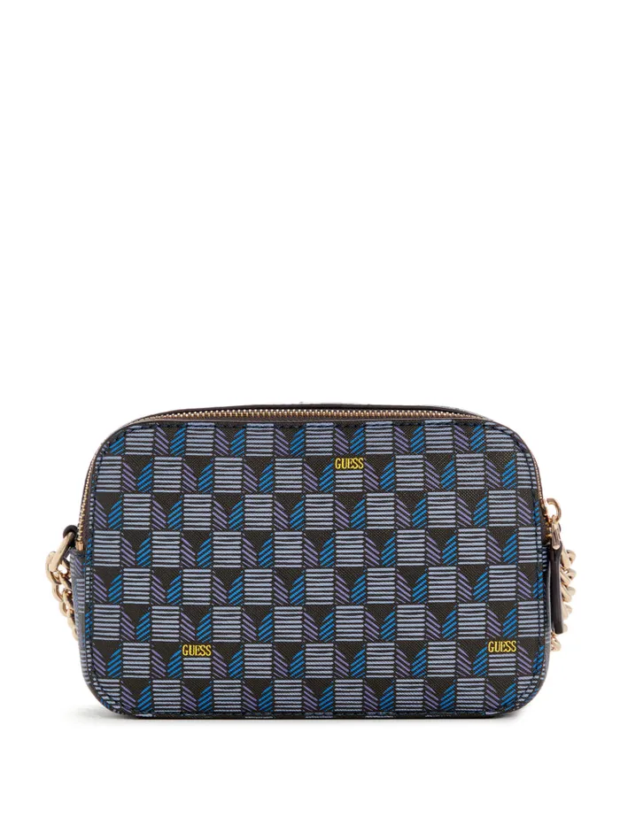 GUESS Handbags G Wave Camera Crossbody Green 8211 Women
