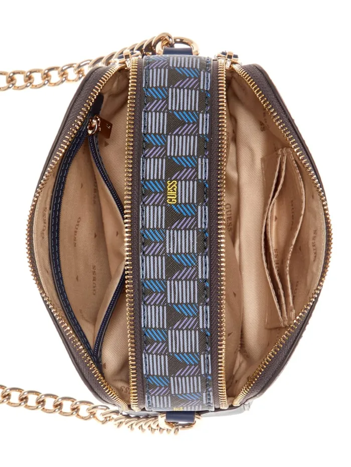 GUESS Handbags G Wave Camera Crossbody Green 8211 Women
