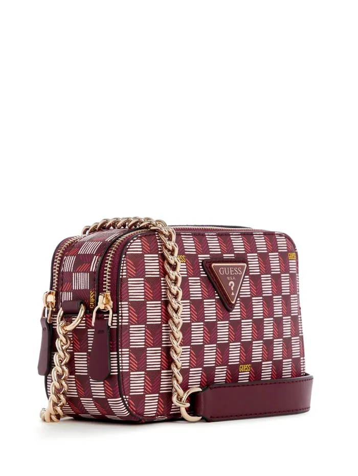 GUESS Handbags G Wave Camera Crossbody Green 8211 Women