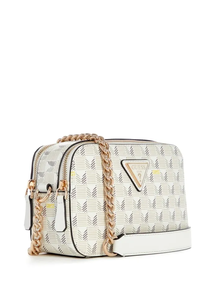 GUESS Handbags G Wave Camera Crossbody Green 8211 Women