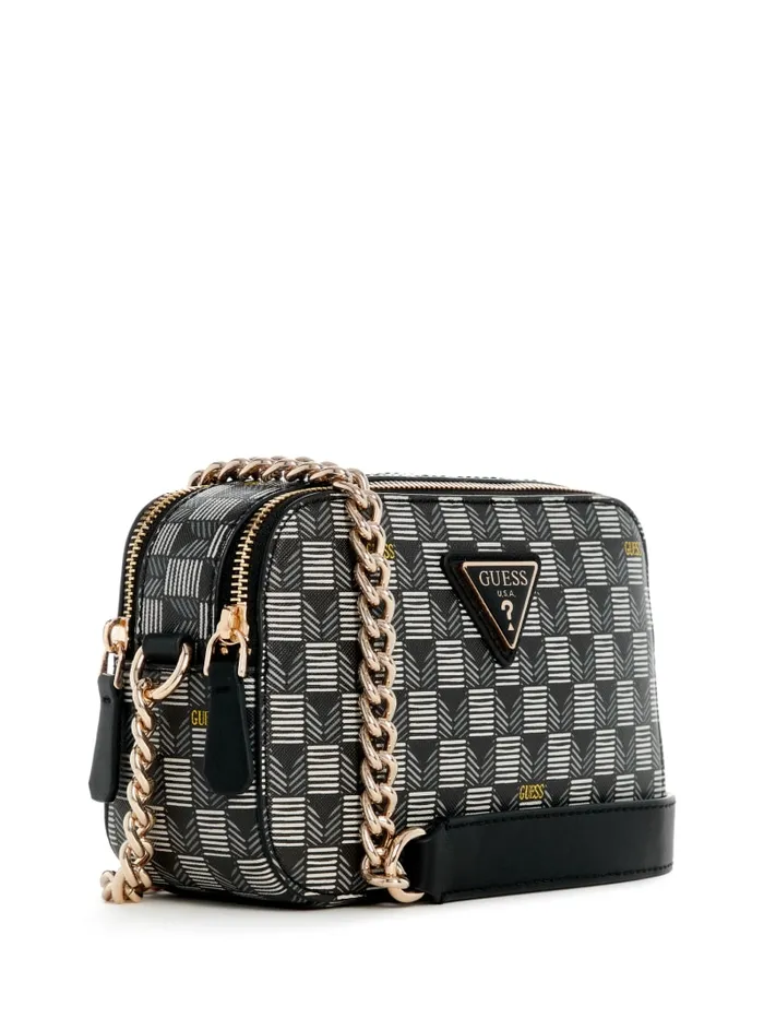 GUESS Handbags G Wave Camera Crossbody Green 8211 Women