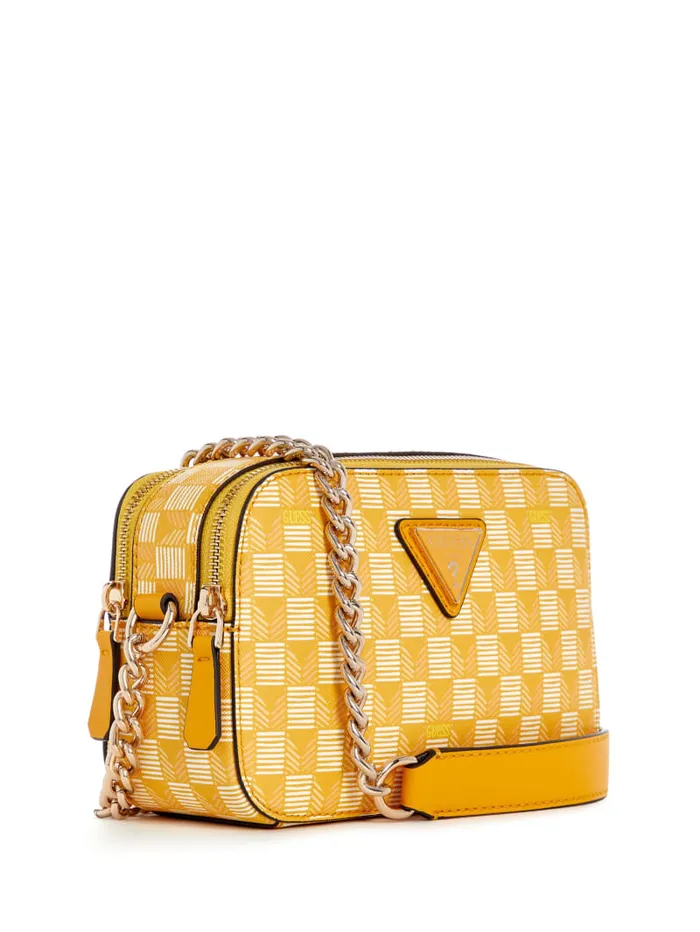 GUESS Handbags G Wave Camera Crossbody Green 8211 Women