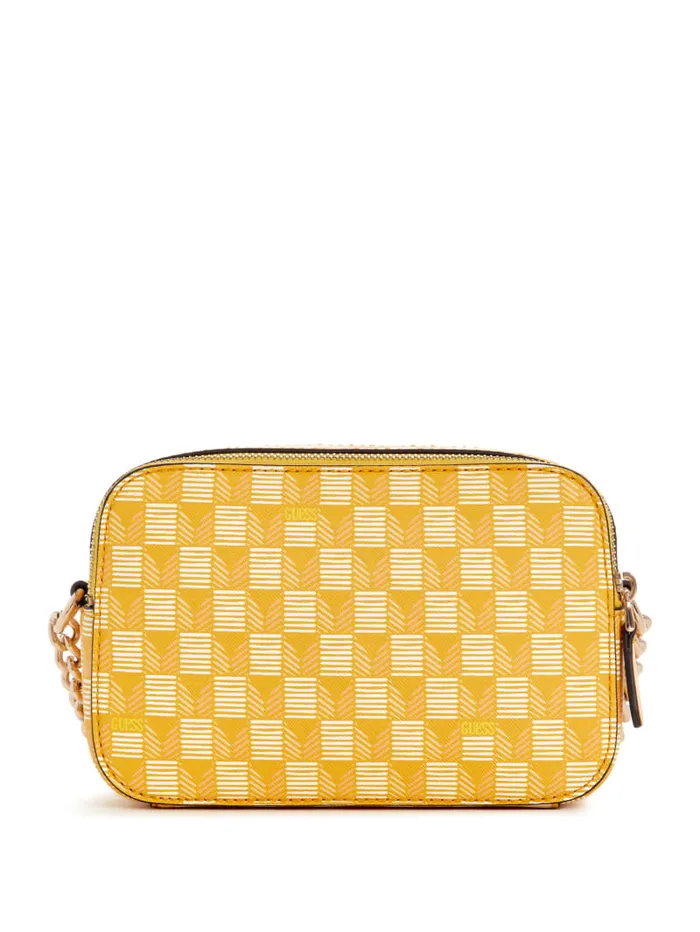 GUESS Handbags G Wave Camera Crossbody Green 8211 Women