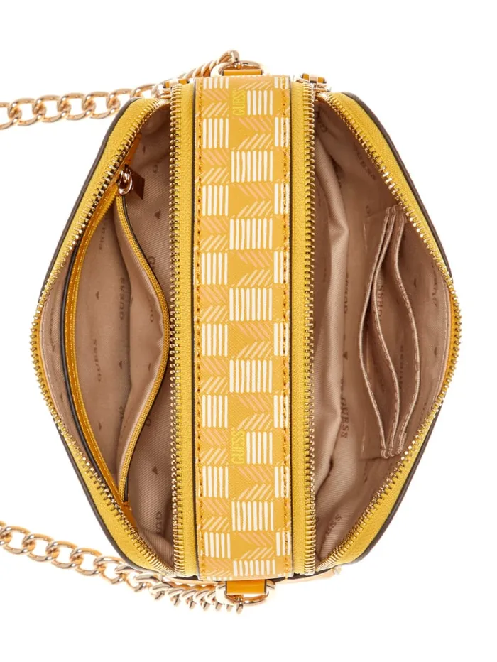 GUESS Handbags G Wave Camera Crossbody Green 8211 Women