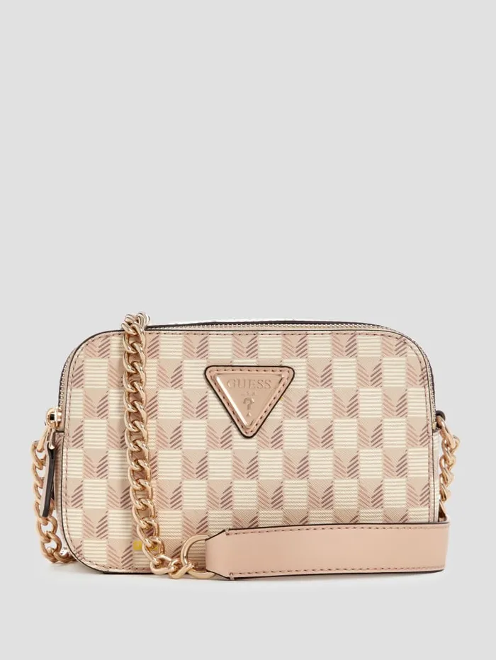 GUESS Handbags G Wave Camera Crossbody Green 8211 Women