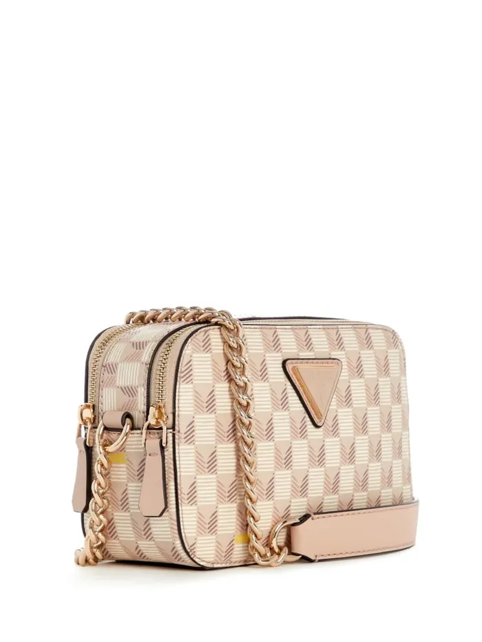 GUESS Handbags G Wave Camera Crossbody Green 8211 Women