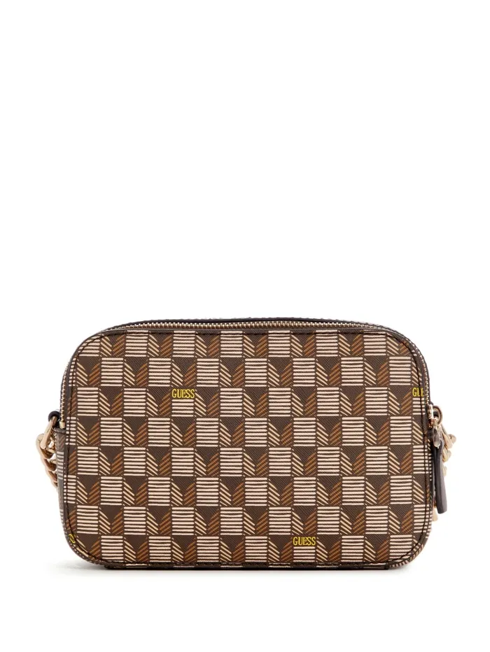 GUESS Handbags G Wave Camera Crossbody Green 8211 Women