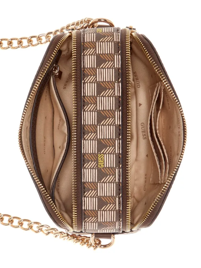GUESS Handbags G Wave Camera Crossbody Green 8211 Women