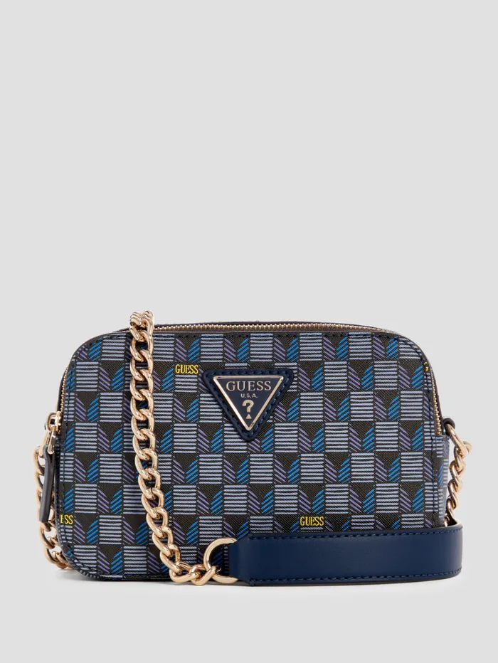 GUESS Handbags G Wave Camera Crossbody Green 8211 Women