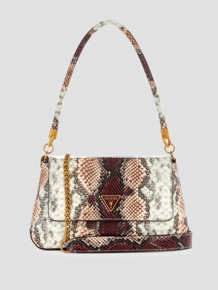 GUESS Handbags Georgina TopHandle Flap Purple 8211 Women