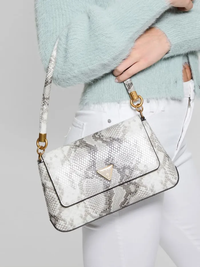 GUESS Handbags Georgina TopHandle Flap Purple 8211 Women