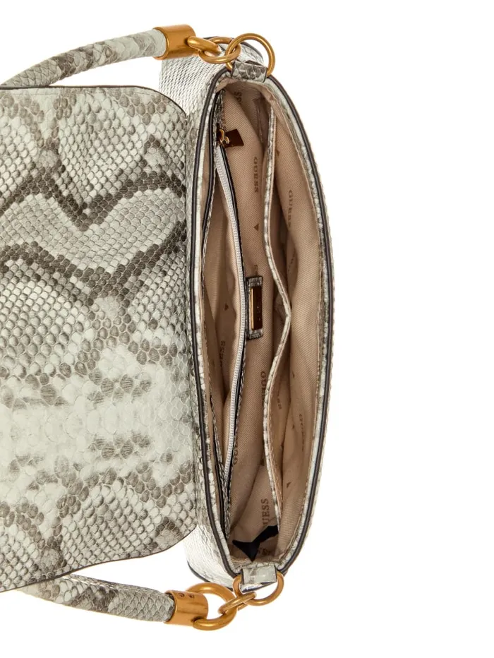 GUESS Handbags Georgina TopHandle Flap Purple 8211 Women