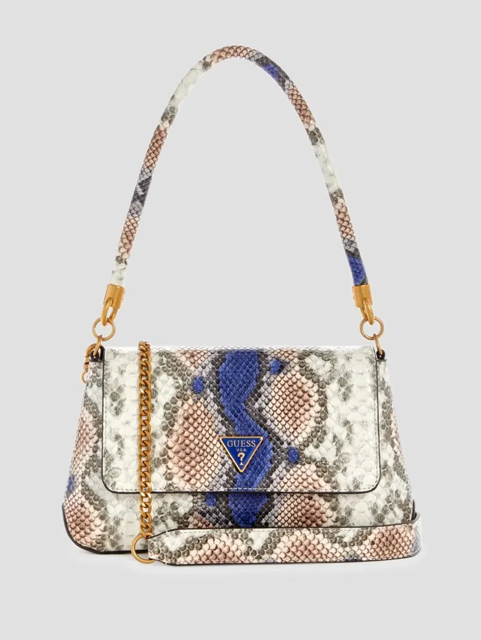 GUESS Handbags Georgina TopHandle Flap Purple 8211 Women