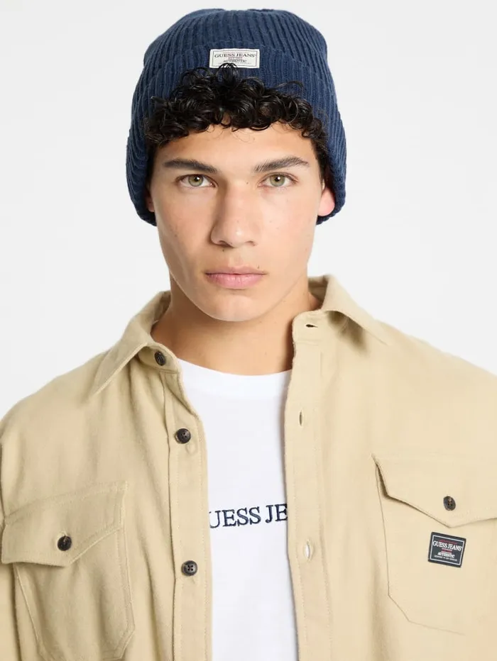GUESS Hats and Scarves Eco Jeans Beanie Black 8211 Men