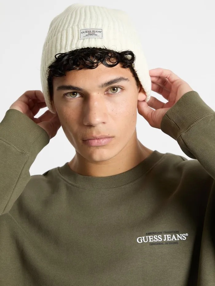 GUESS Hats and Scarves Eco Jeans Beanie Black 8211 Men