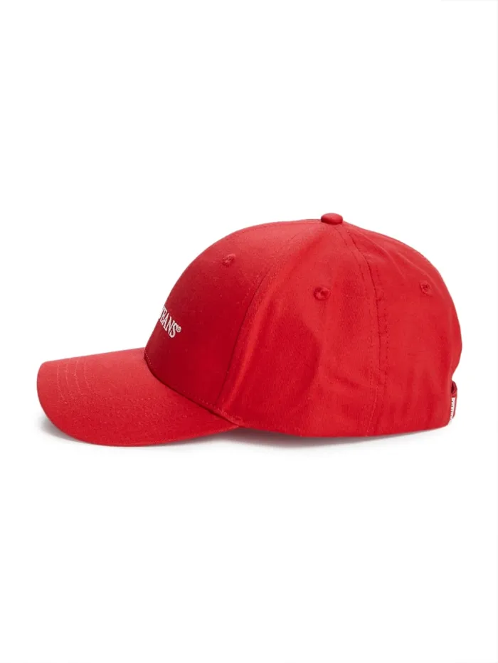 GUESS Hats and Scarves Eco Jeans Logo Baseball Cap Red 8211 Men