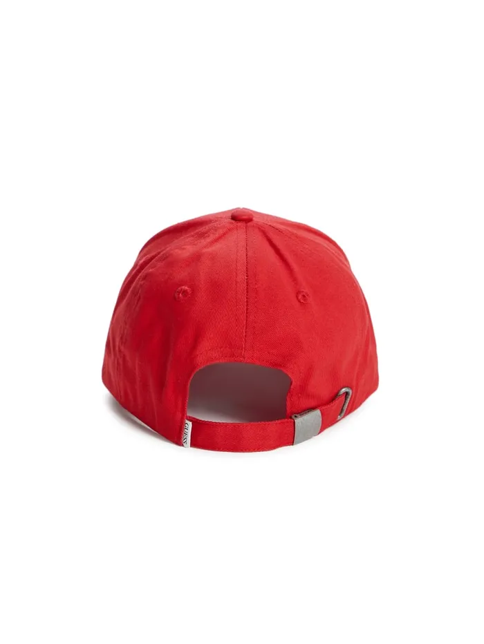 GUESS Hats and Scarves Eco Jeans Logo Baseball Cap Red 8211 Men